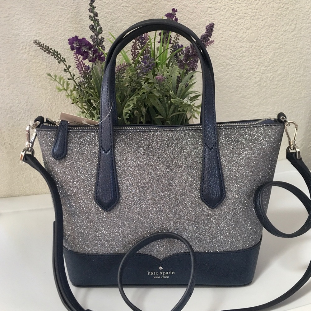 Kate spade New York Lola glitter satchel